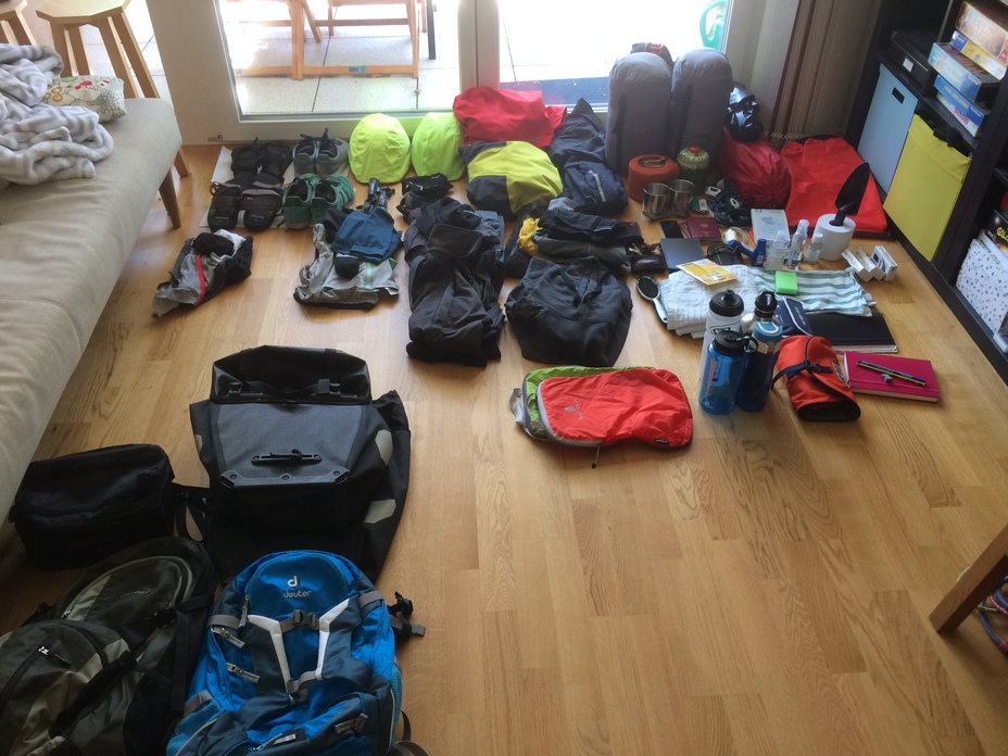 Bikepacking pack list with Hilleberg Anjan 3